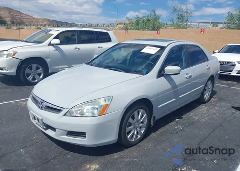 2006 Honda Accord Sdn Ex-L V6 из США, поврежденный, VIN 1HGCM66526A075584